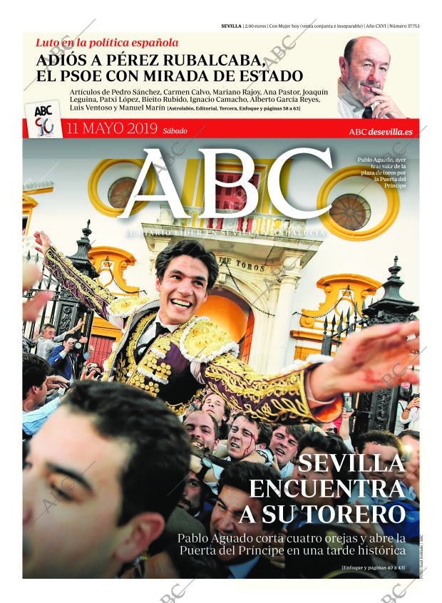 ABC SEVILLA 11-05-2019 página 1