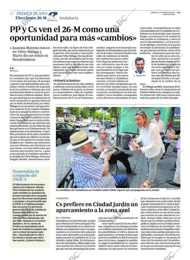 ABC SEVILLA 11-05-2019 página 20