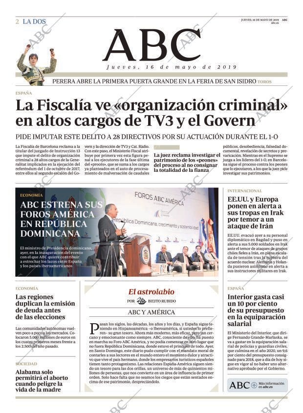 ABC MADRID 16-05-2019 página 2