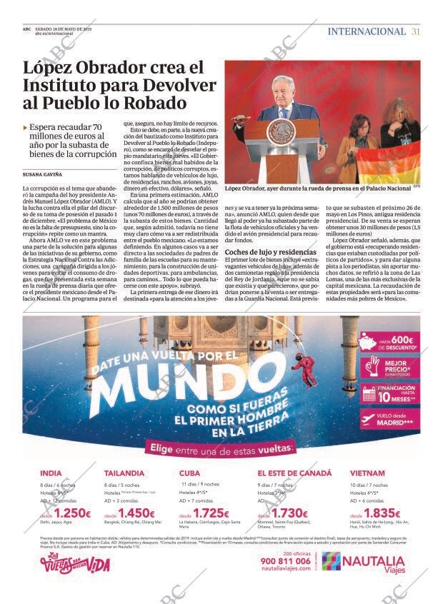ABC MADRID 18-05-2019 página 31