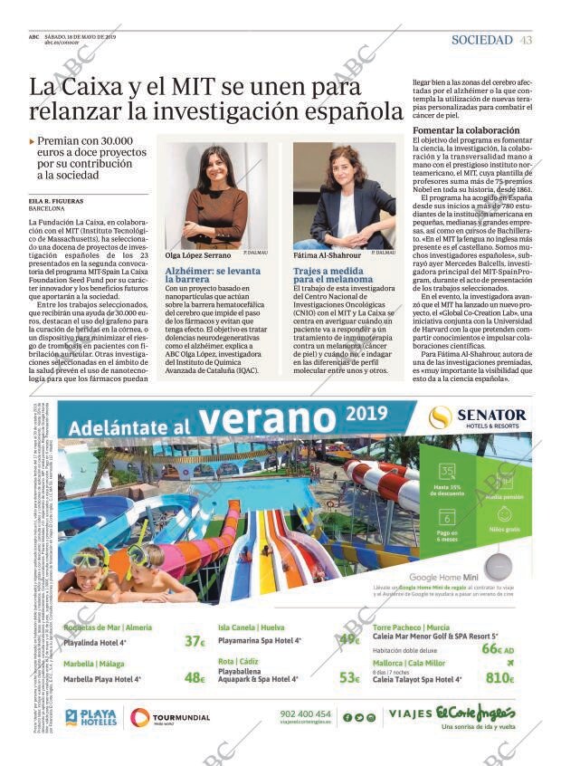 ABC MADRID 18-05-2019 página 43