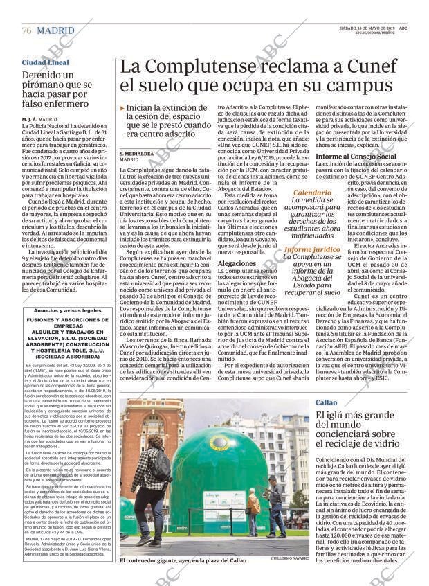 ABC MADRID 18-05-2019 página 76