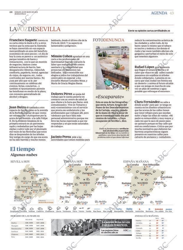 ABC SEVILLA 18-05-2019 página 43