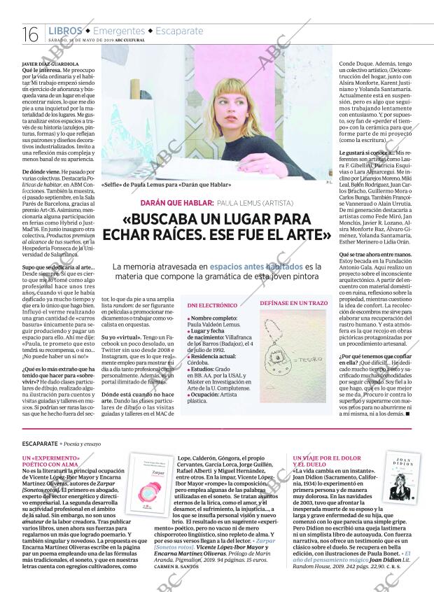 CULTURAL MADRID 18-05-2019 página 16