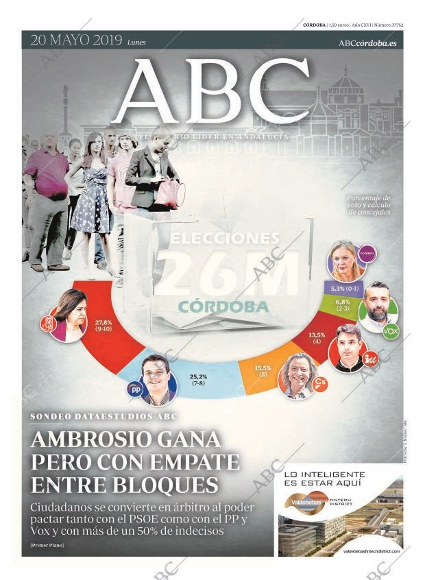 ABC CORDOBA 20-05-2019 página 1