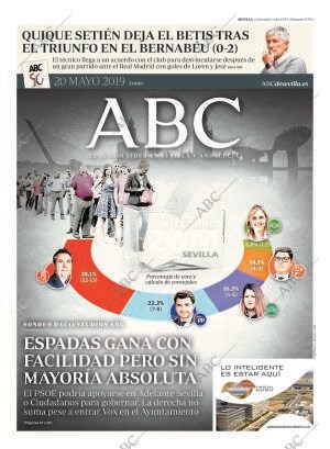 ABC SEVILLA 20-05-2019 página 1