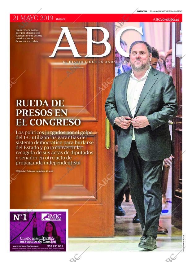 ABC CORDOBA 21-05-2019 página 1