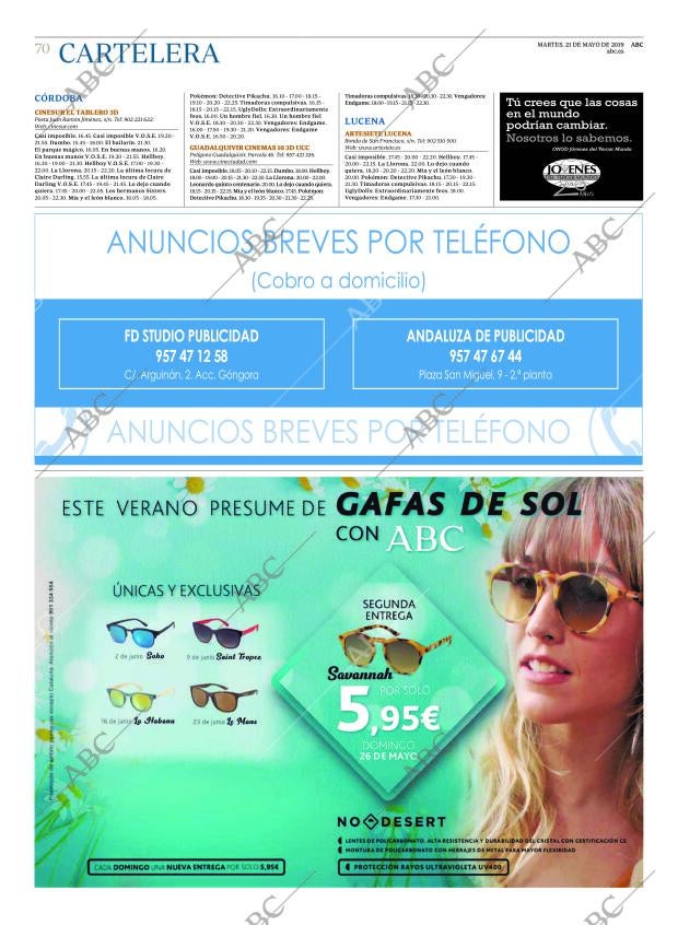 ABC CORDOBA 21-05-2019 página 70