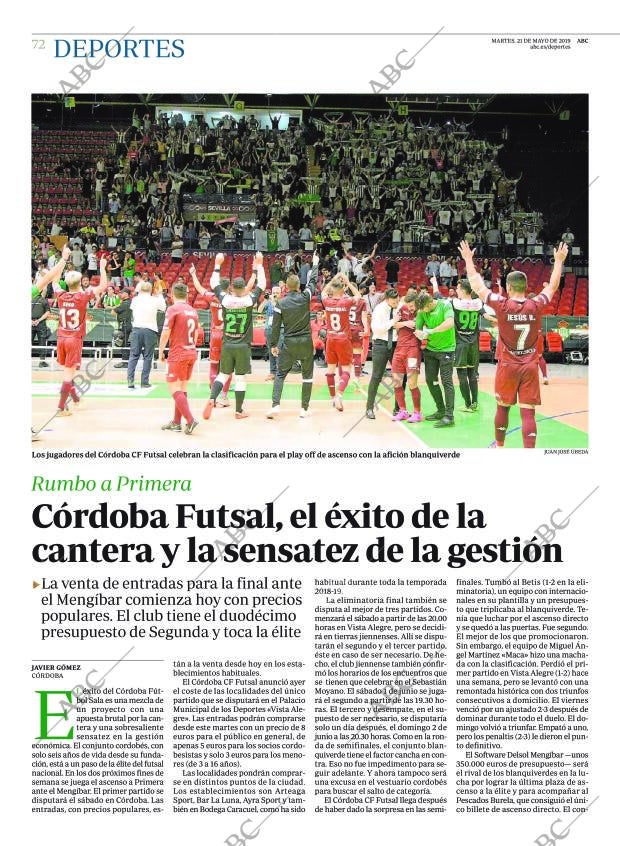 ABC CORDOBA 21-05-2019 página 72