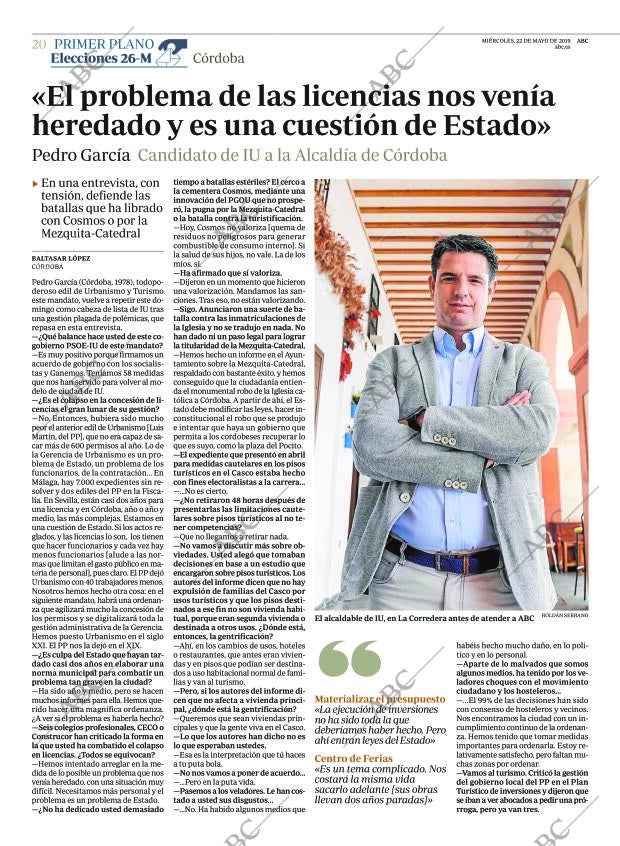 ABC CORDOBA 22-05-2019 página 20