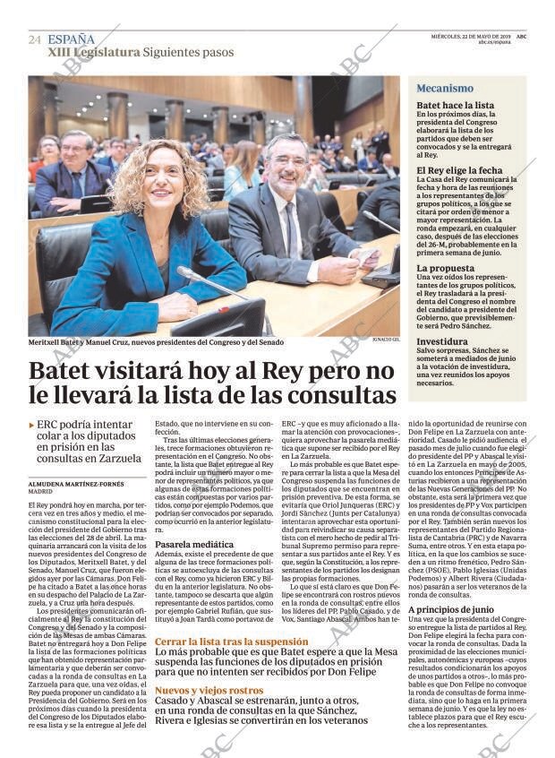 ABC MADRID 22-05-2019 página 24