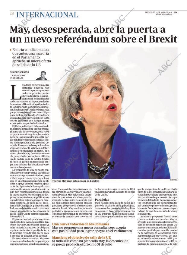 ABC MADRID 22-05-2019 página 28
