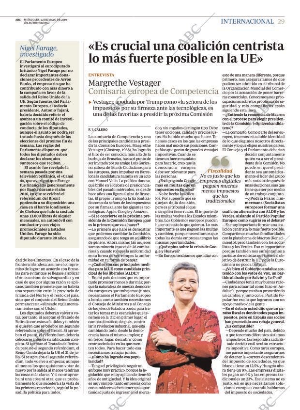 ABC MADRID 22-05-2019 página 29
