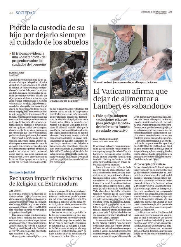 ABC MADRID 22-05-2019 página 44