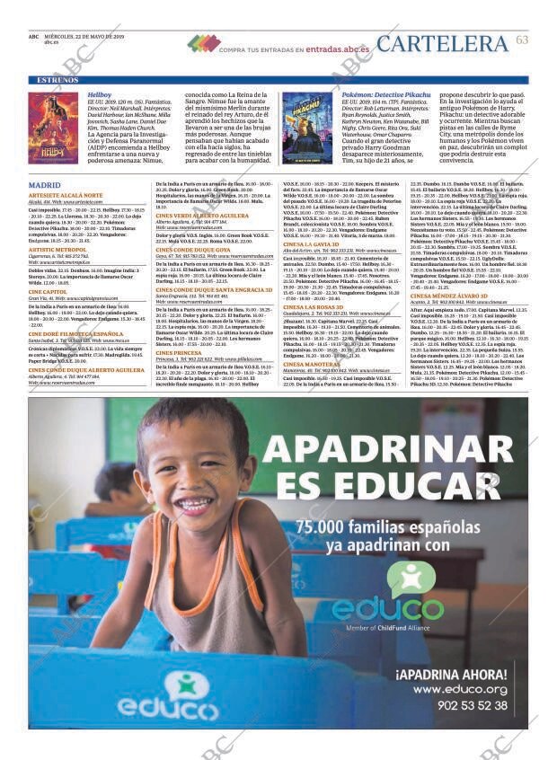 ABC MADRID 22-05-2019 página 63