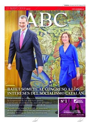 ABC CORDOBA 23-05-2019 página 1