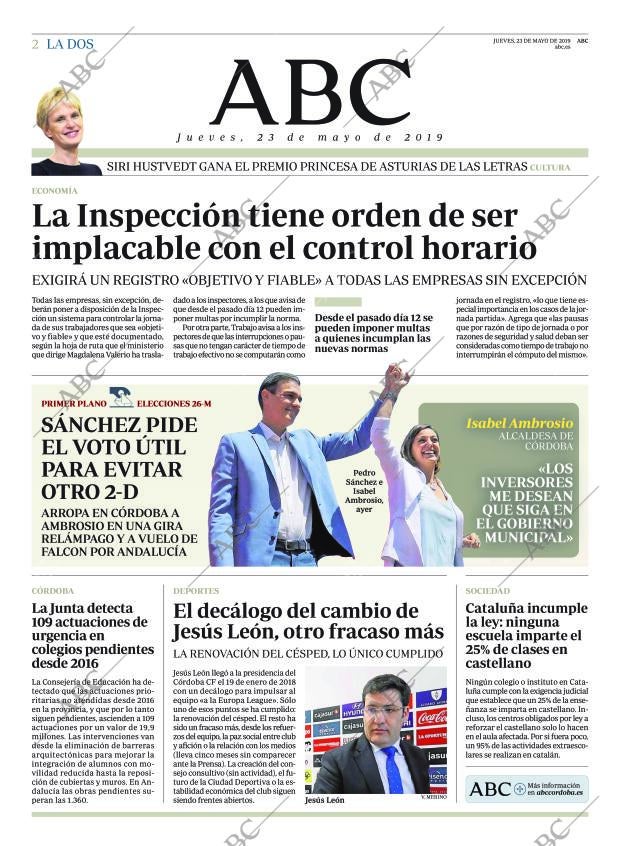 ABC CORDOBA 23-05-2019 página 2