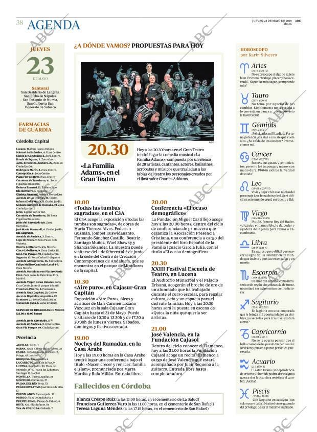ABC CORDOBA 23-05-2019 página 38