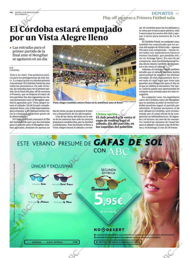 ABC CORDOBA 23-05-2019 página 81