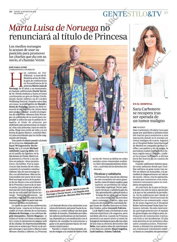 ABC CORDOBA 23-05-2019 página 85