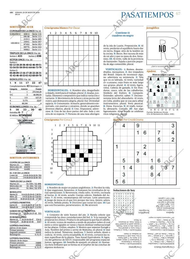 ABC MADRID 25-05-2019 página 67