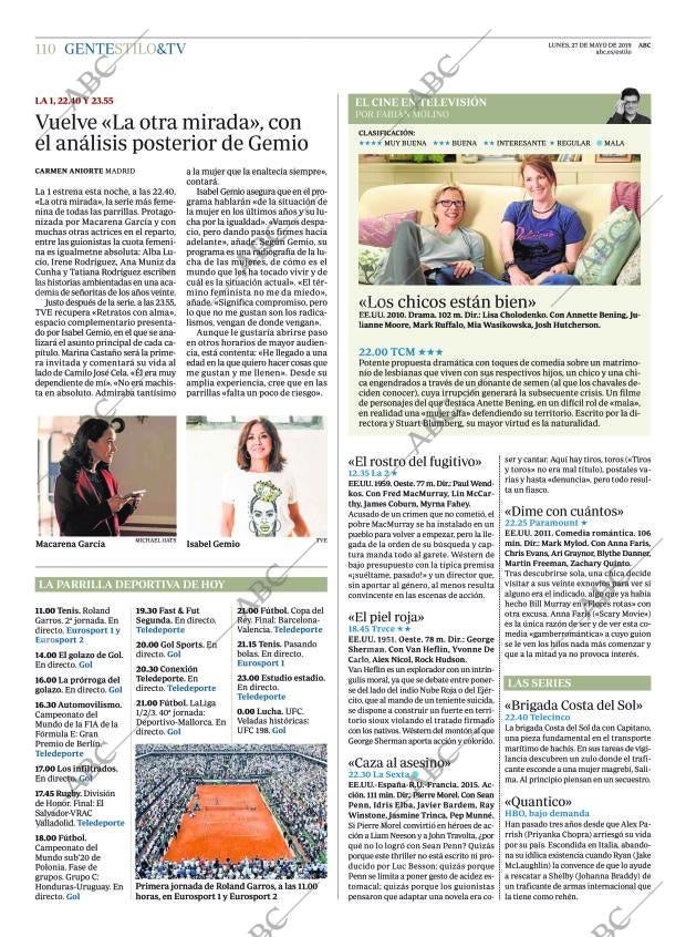 ABC MADRID 27-05-2019 página 110
