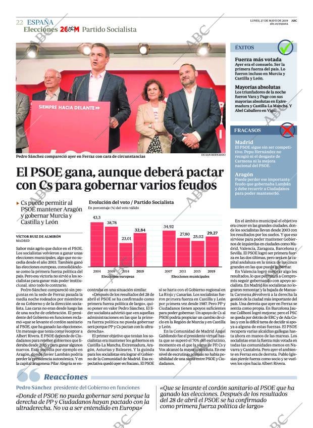 ABC MADRID 27-05-2019 página 22