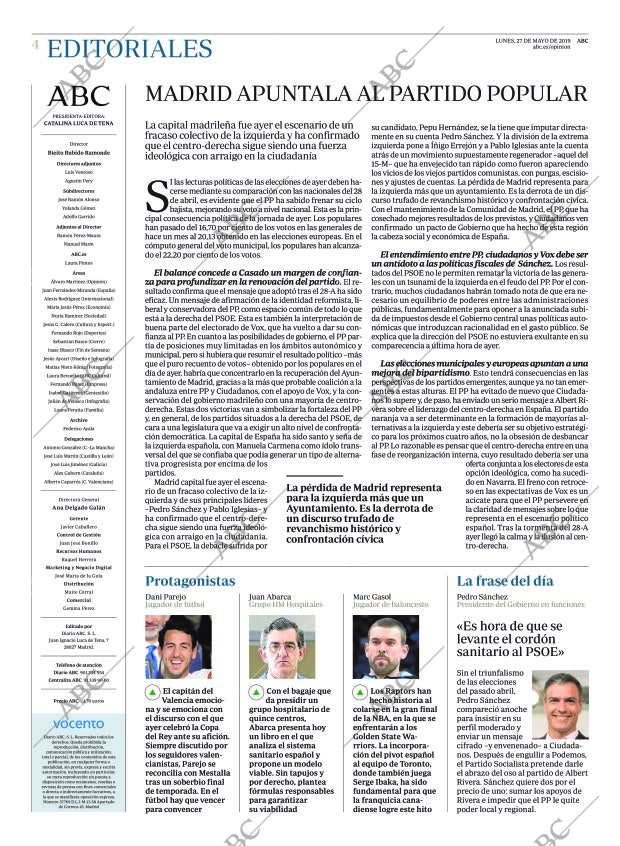 ABC MADRID 27-05-2019 página 4