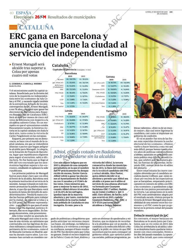 ABC MADRID 27-05-2019 página 40