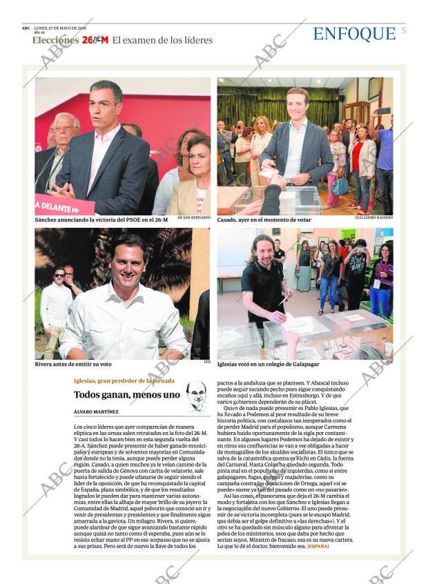 ABC MADRID 27-05-2019 página 5