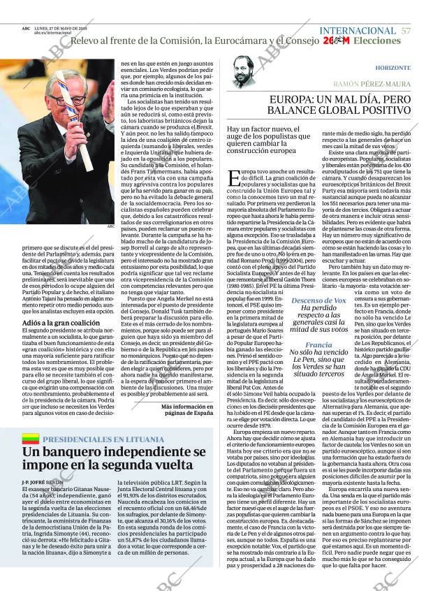 ABC MADRID 27-05-2019 página 57