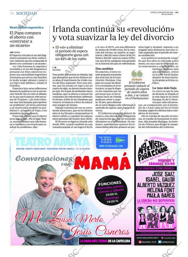 ABC MADRID 27-05-2019 página 70