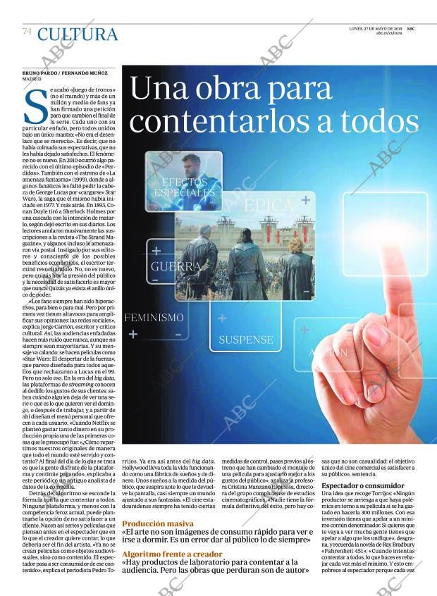 ABC MADRID 27-05-2019 página 74