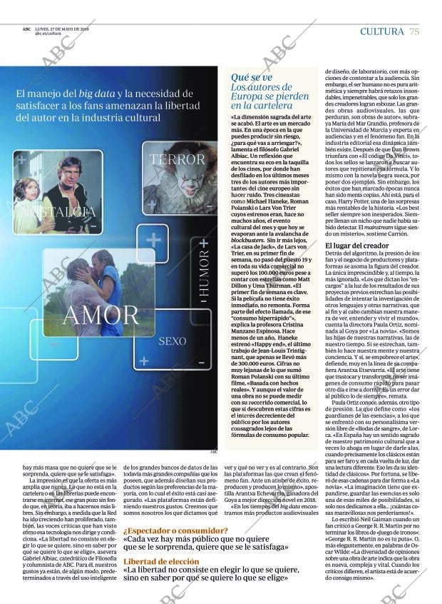 ABC MADRID 27-05-2019 página 75