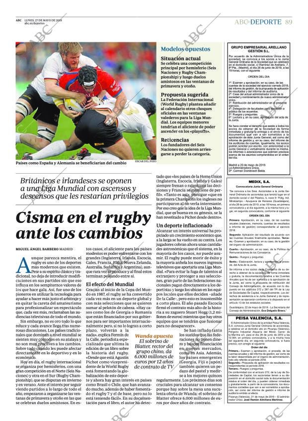 ABC MADRID 27-05-2019 página 89