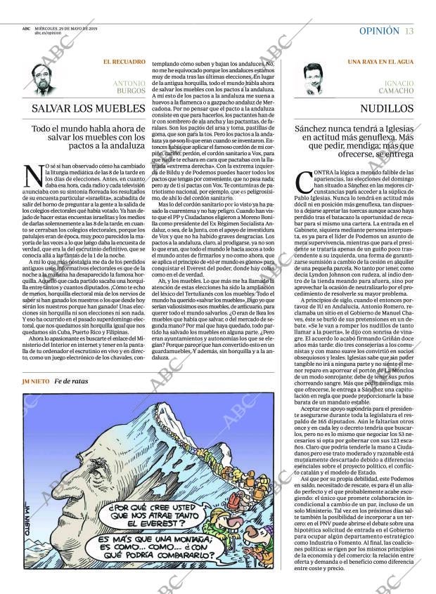 ABC MADRID 29-05-2019 página 13
