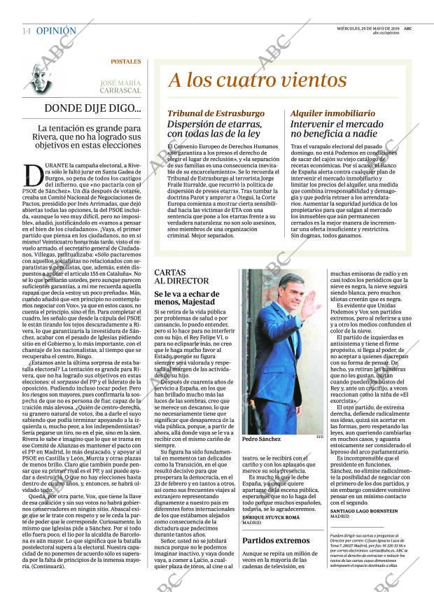 ABC MADRID 29-05-2019 página 14