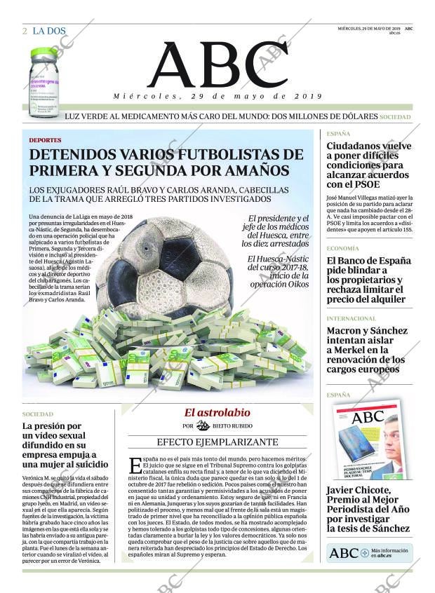ABC MADRID 29-05-2019 página 2
