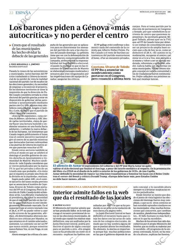 ABC MADRID 29-05-2019 página 22