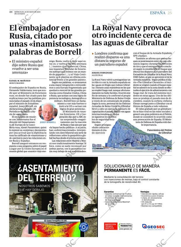 ABC MADRID 29-05-2019 página 25