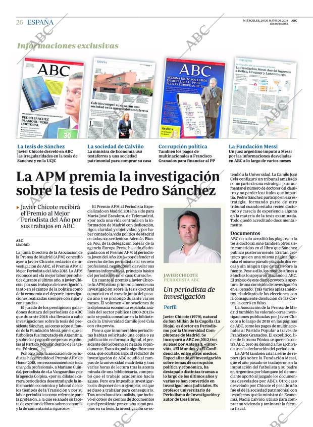ABC MADRID 29-05-2019 página 26