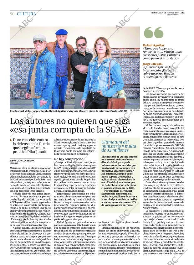 ABC MADRID 29-05-2019 página 50