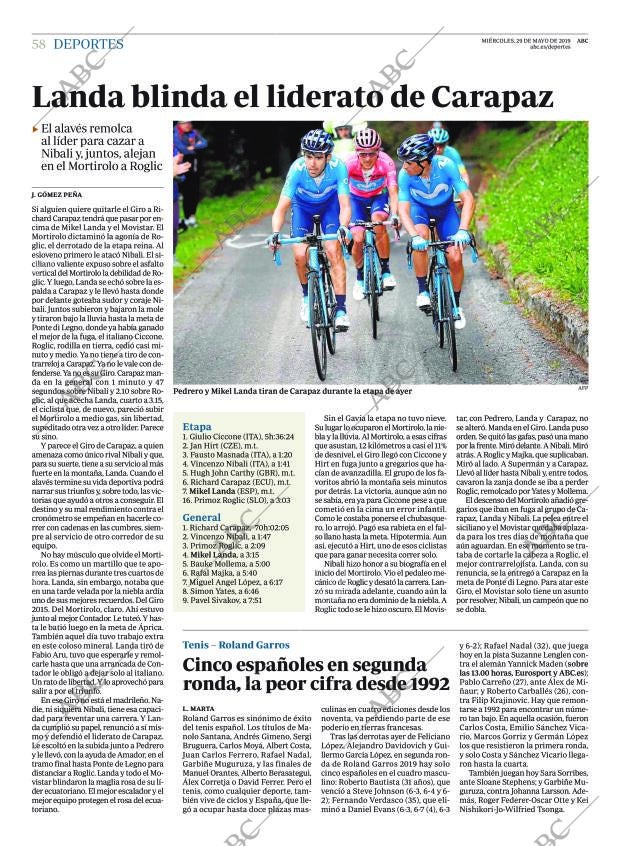 ABC MADRID 29-05-2019 página 58