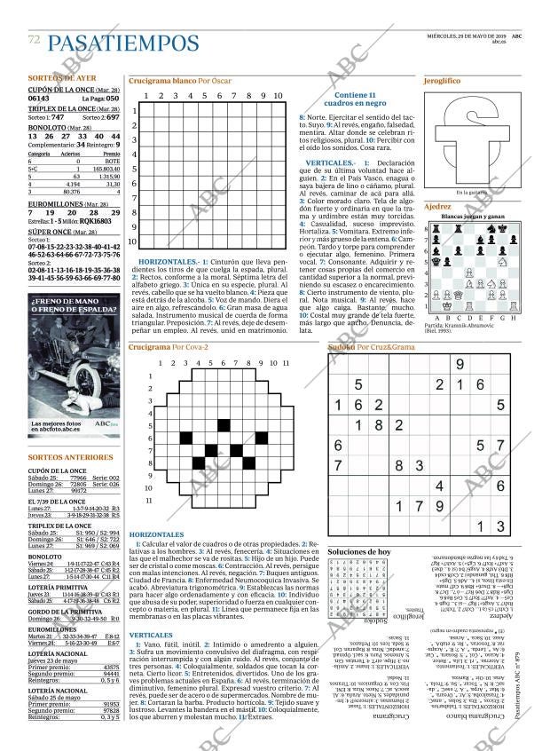 ABC MADRID 29-05-2019 página 72