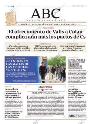 ABC MADRID 30-05-2019 página 2