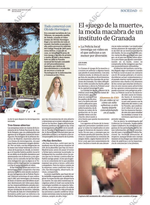 ABC MADRID 30-05-2019 página 45