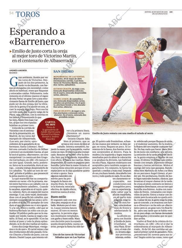 ABC MADRID 30-05-2019 página 54
