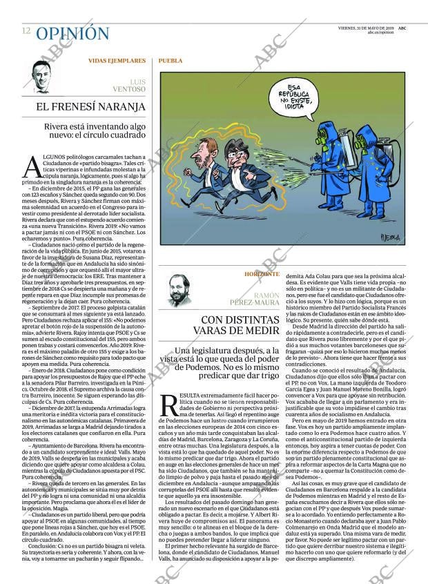 ABC MADRID 31-05-2019 página 12