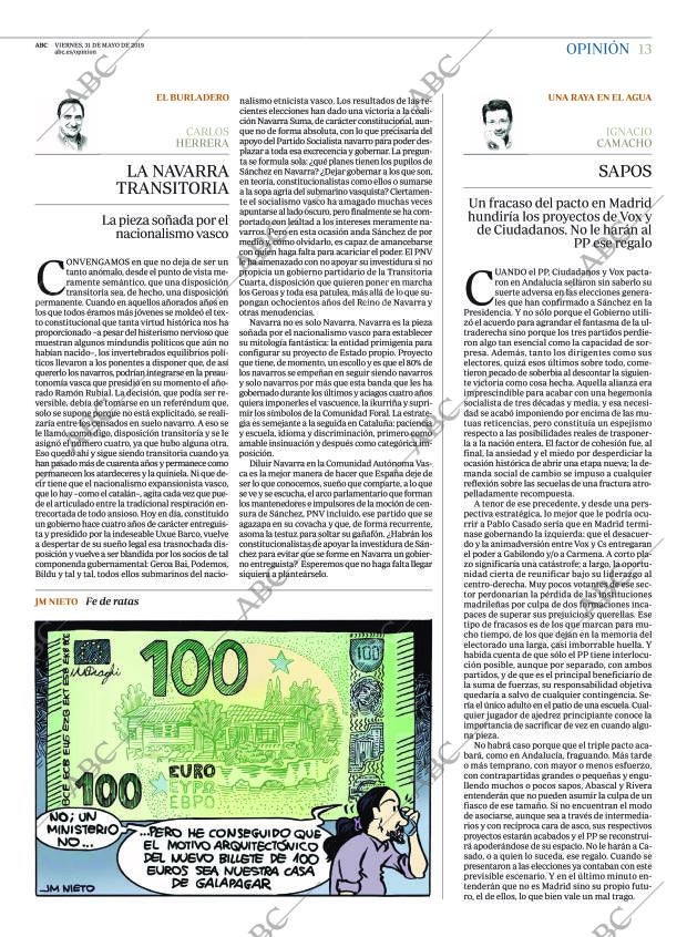 ABC MADRID 31-05-2019 página 13