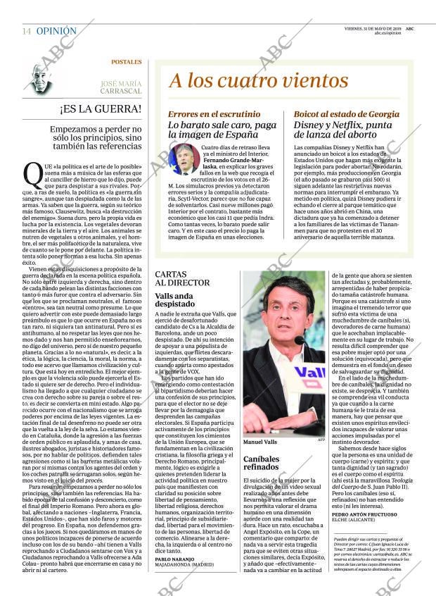 ABC MADRID 31-05-2019 página 14